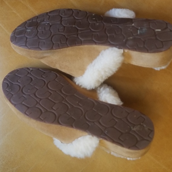 Ugg classic chestnut brown fur slippers mules shoes - Picture 5 of 8